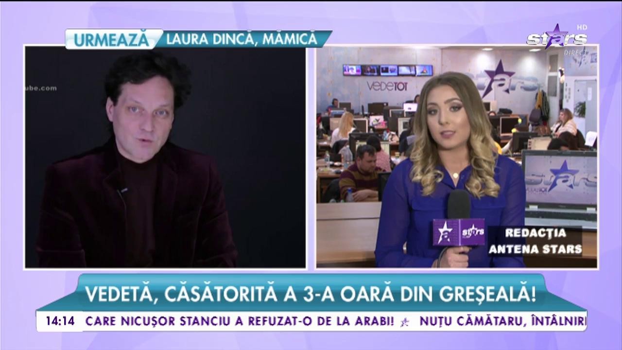 Vedetă, căsătorită a 3-a oară din greșeală! Actorul George Ivașcu a lămurit misterul