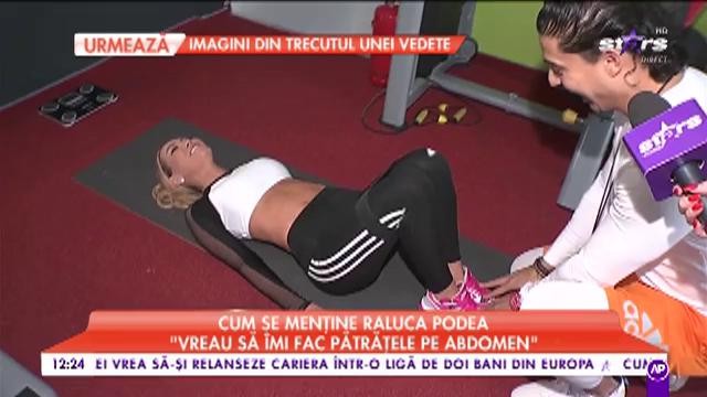 Cum se menține Raluca Podea: „Vreau să slăbesc câteva kilograme”