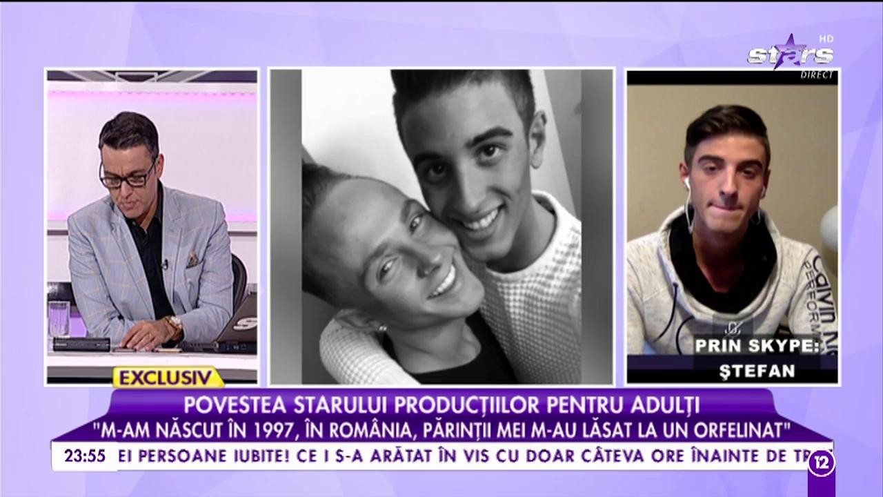 Povestea starului producțiilor pentru adulți! Ştefan Octavian Gheorghe: "M-am născut &icirc;n 1997, &icirc;n Rom&acirc;nia, părinții mei m-au lăsat la un orfelinat"