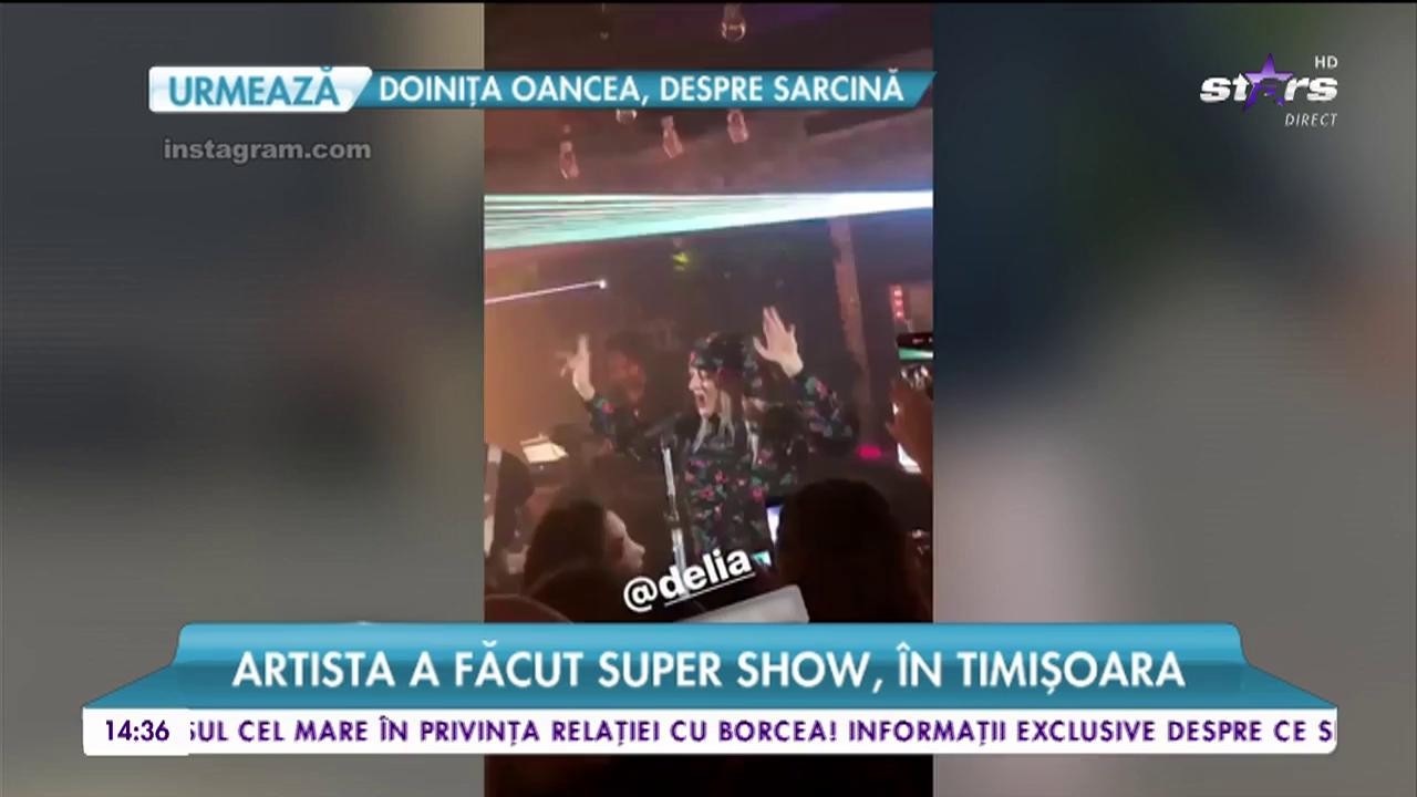 Delia a &icirc;ntrerupt brusc vacanța pentru concerte. Artista a făcut show, &icirc;n Timișoara