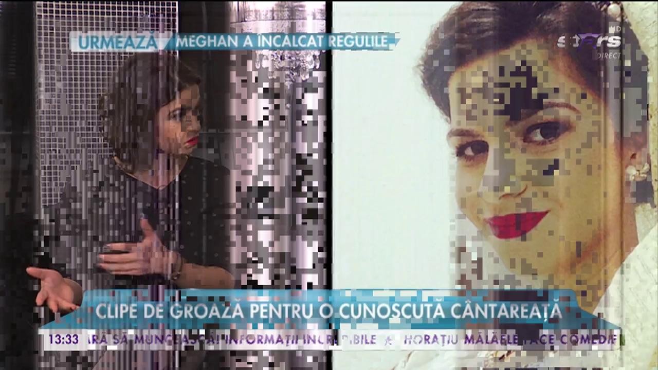 Clipe de groază pentru o cunoscută c&acirc;ntăreață. I-a m&acirc;ncat jumătate de obraz și de gură