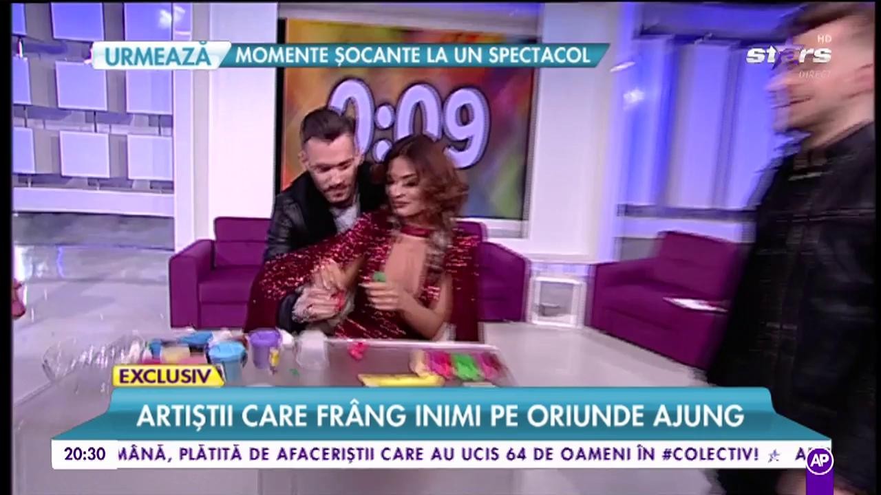 Artiștii care fr&acirc;ng inimi pe oriunde ajung, fac spectacol cu plastilină