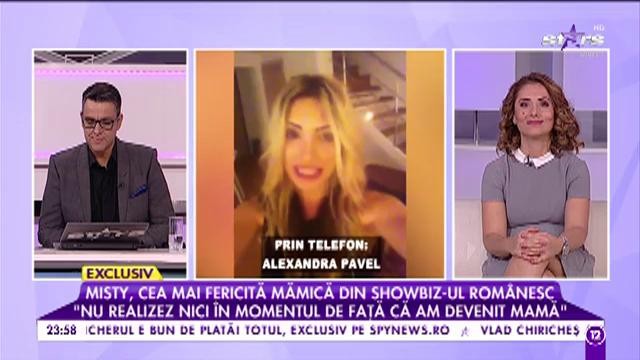 Misty, cea mai fericită mămică: &bdquo;Este prima mea zi de naștere alături de fetița noastră&rdquo;