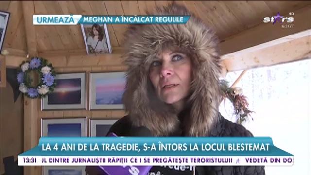 Momente sf&acirc;șietoare pe munte. La 4 ani de la tragedie, s-a &icirc;ntors la locul blestemat