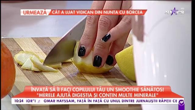 Învață să îi faci copilului tău un smoothie sănătos. ”Îți asigură doza zilnică de vitamine și minerale