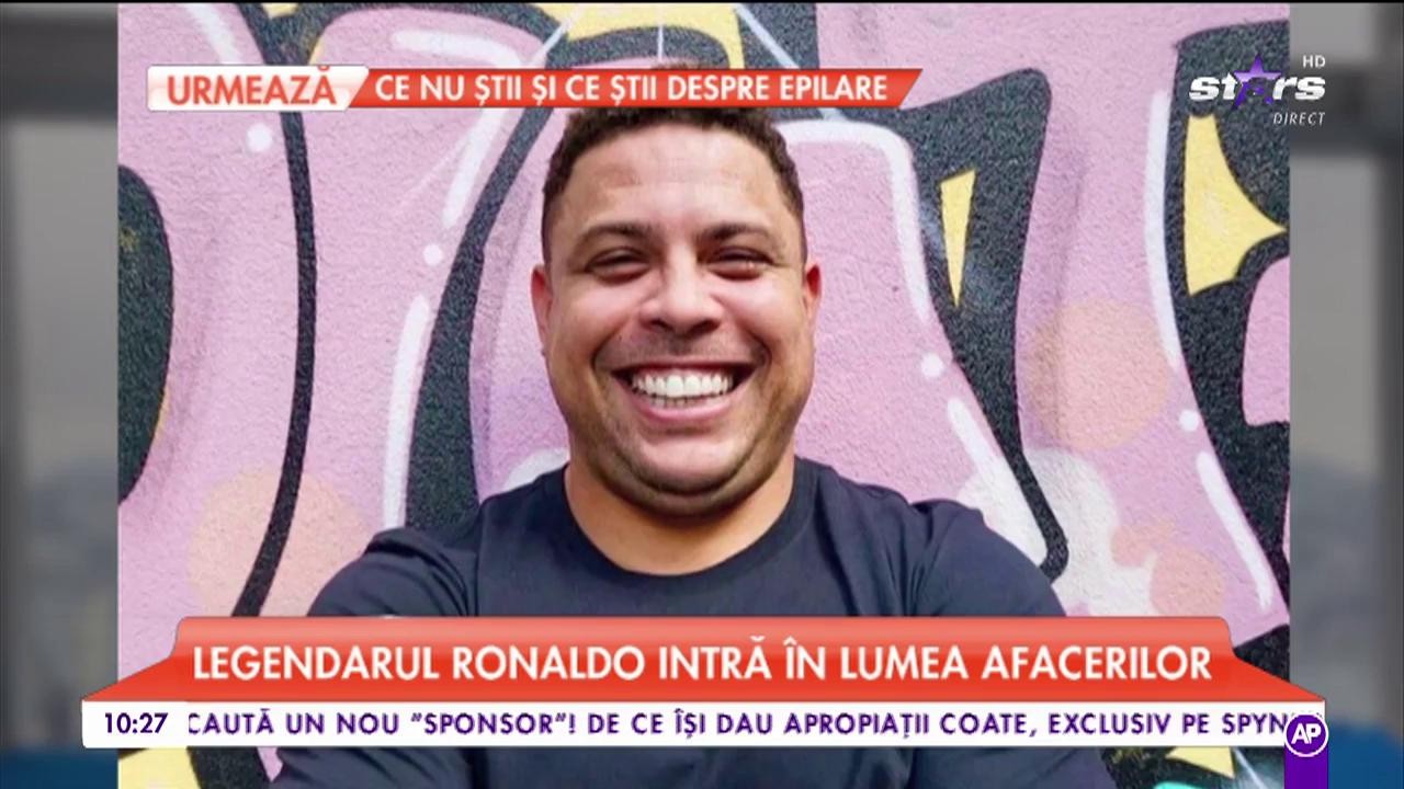 Legendarul Ronaldo intră în lumea afacerilor. Fostul sportiv vrea să cumpere un club de fotbal