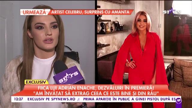 Fiica lui Adrian Enache, dezvăluiri în premieră! ”Am avut destul de multe emoții pentru că anul 3 este un an destul de greu”