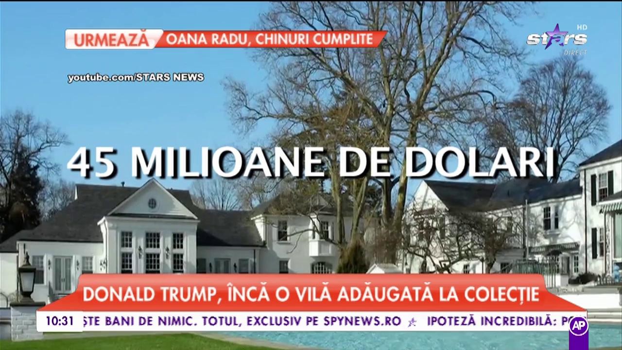 Cum arată una din casele lui Donald Trump. Președintele SUA are pasiuni costisitoare