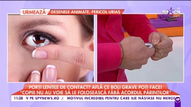 Porți lentile de contact? Află la ce riscuri te expui! Ce boli grave poți face din cauza acestora