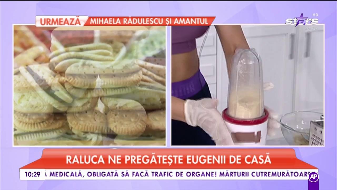 Raluca pregătește eugenii de casă