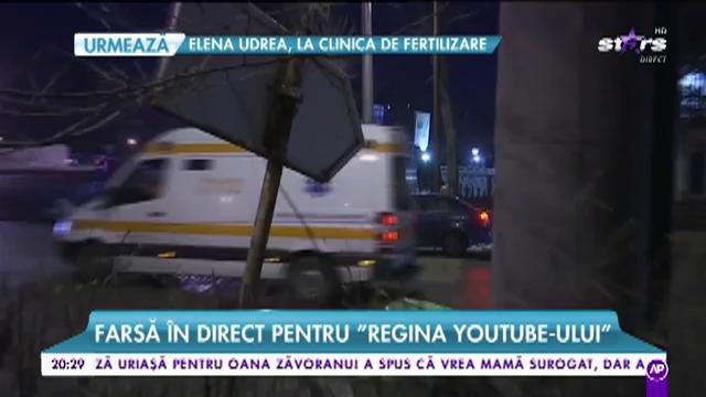 Farsă &icirc;n direct pentru Mellina, "Regina Youtube-ului". Cazul Boureanu se repetă!