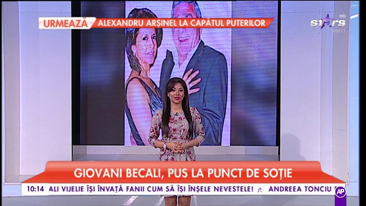 Giovani Becali, pus la punct de soție. Cei doi sunt mai fericiți ca niciodată