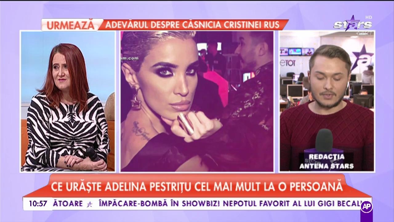 Ce o scoate din minți pe Adelina Pestrițu. Ce urăște vedeta cel mai mult la o persoană