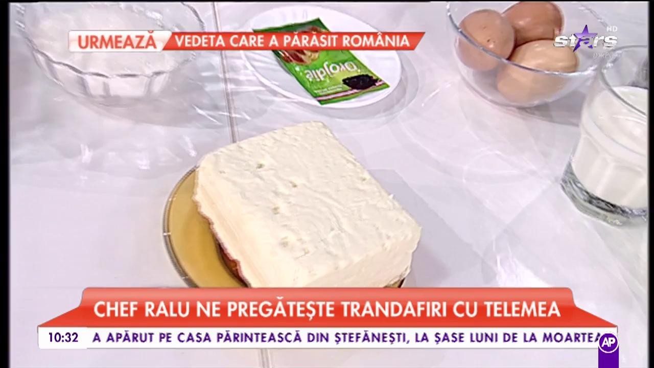 Ralu ne pregătește „Trandafiri cu telemea”