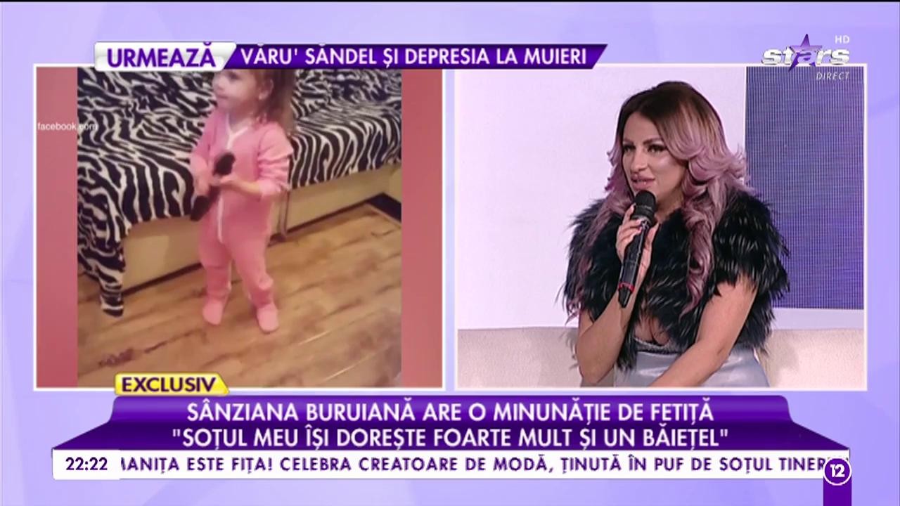S&acirc;nziana Buruiană are o minunăție de fetiță: &rdquo;Soțul meu &icirc;și dorește foarte mult și un băiețel&rdquo;