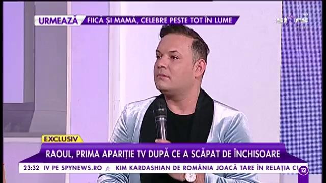 Raoul, prima apariție TV după ce a scăpat de &icirc;nchisoare. Ce spun judecătorii despre situația c&acirc;ntărețului