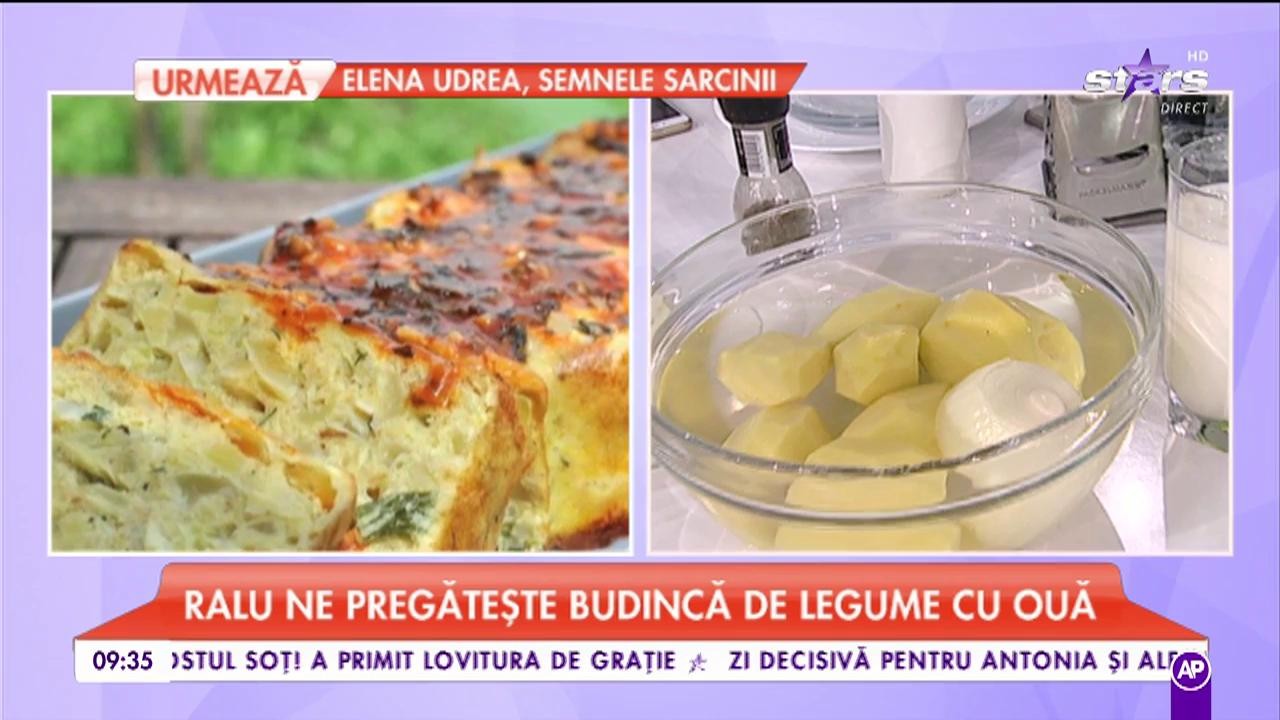 Ralu ne pregătește „Budincă de legume cu ouă”