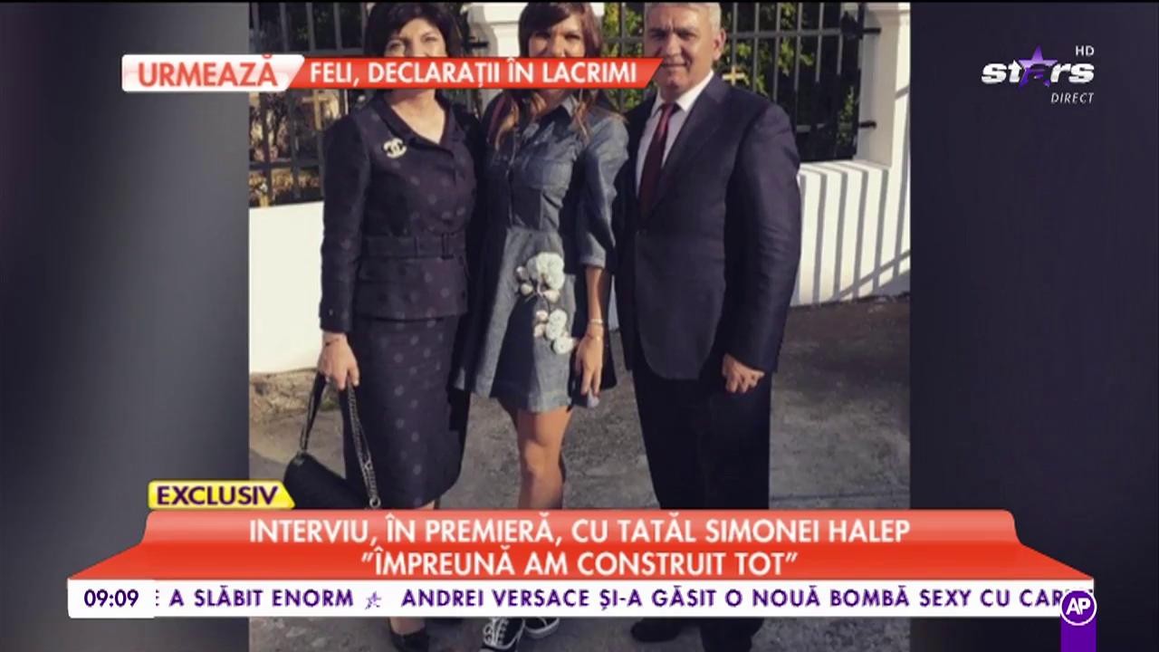 Interviu, în premieră, cu tatăl Simonei Halep: „Noi familia îi alinăm durerile”