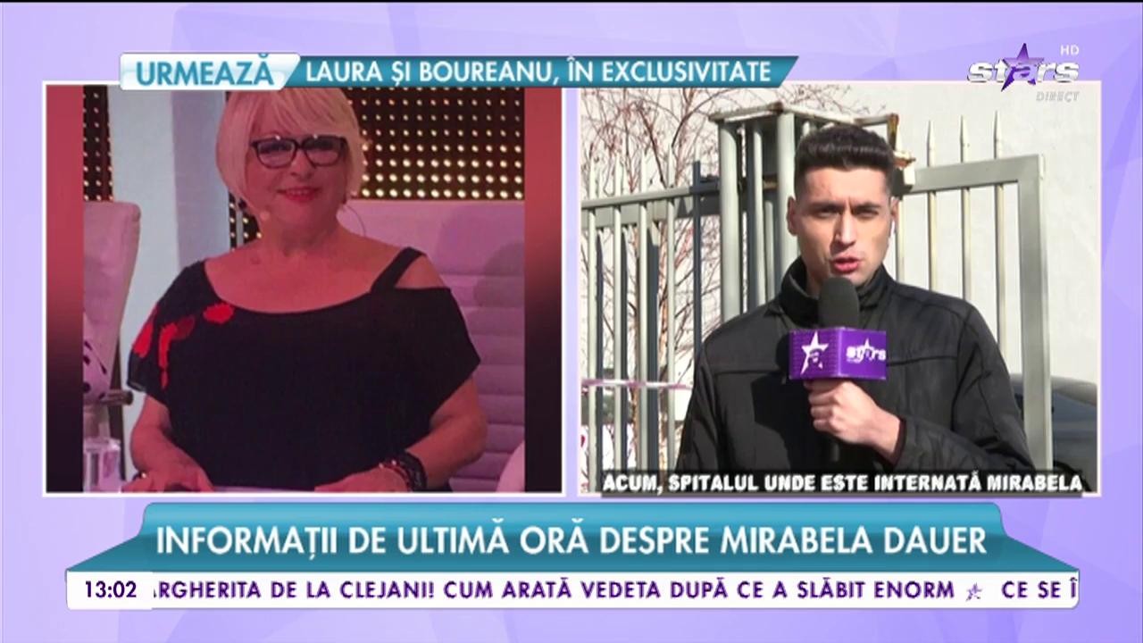 Informații de ultimă oră despre Mirabela Dauer