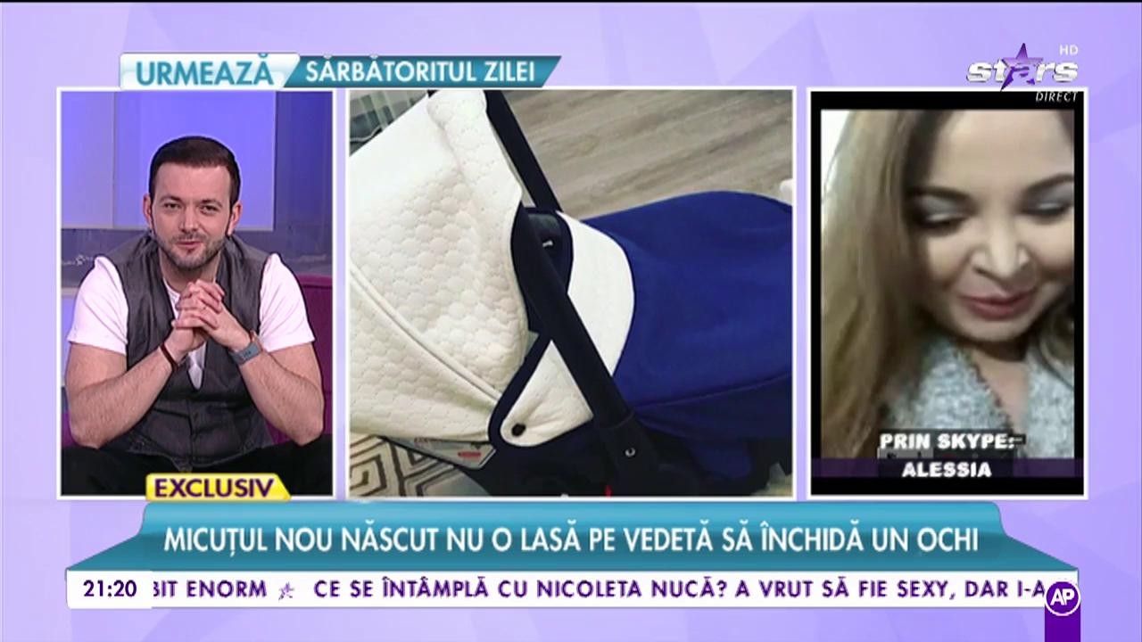 Alessia, cea mai proaspătă mămică trece prin momente grele. Micuțul nou născut nu o lasă pe vedetă să &icirc;nghidă un ochi