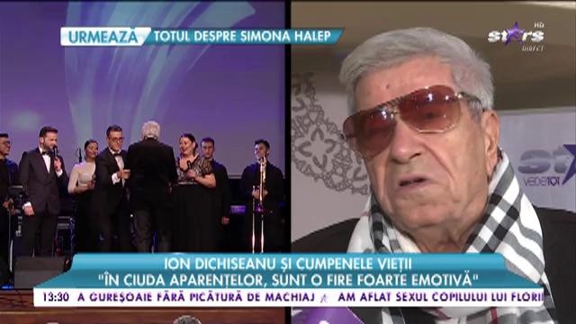 Ion Dichiseanu și cumpenele vieții: &bdquo;Voiam să mă las de actorie &icirc;n tinerețe&rdquo;