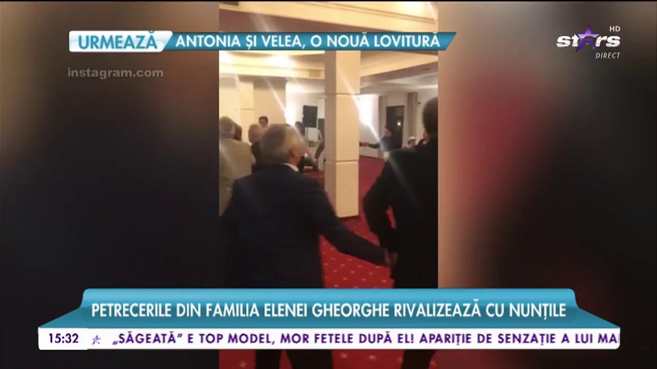 Petrecere mare &icirc;n familia Elenei Gheorghe! Tatăl artistei a &icirc;mplinit 60 de ani