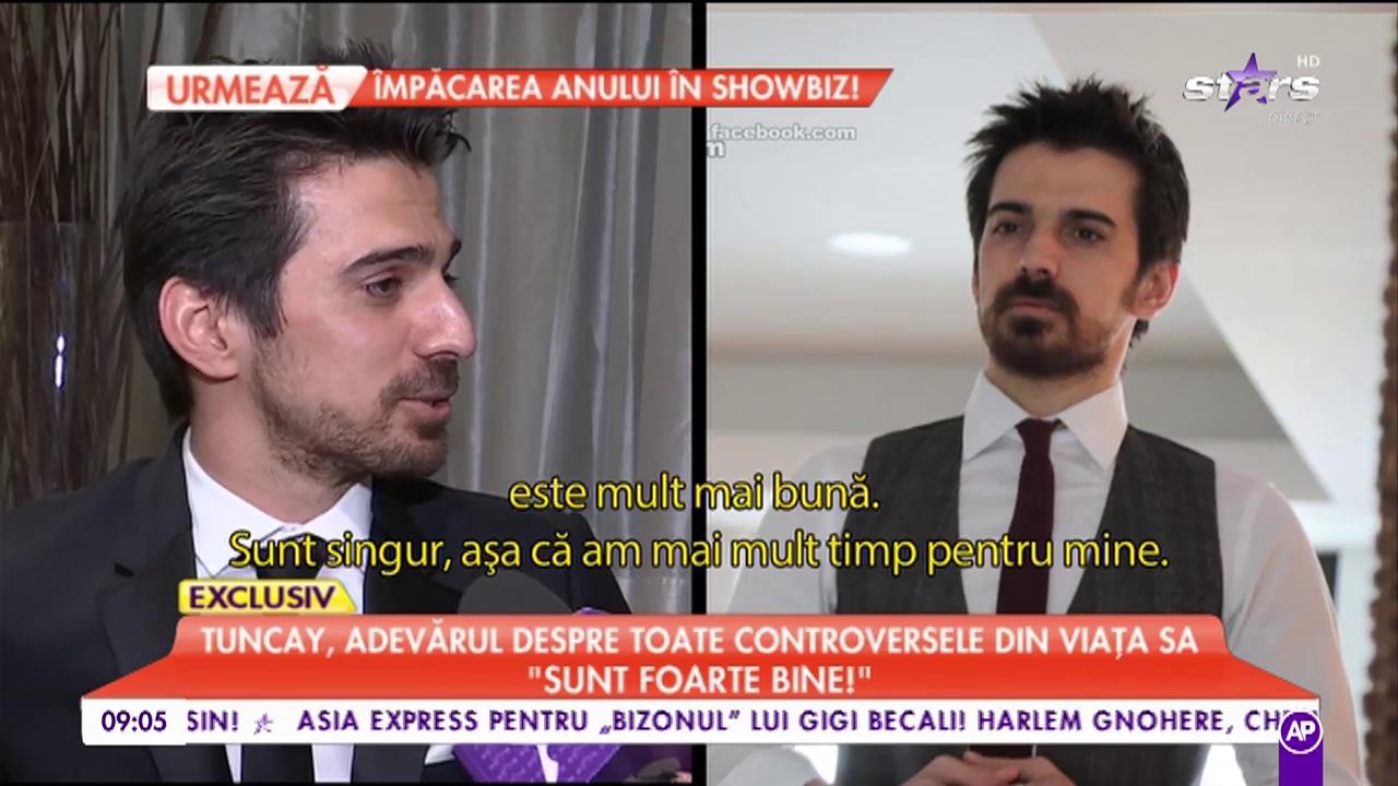 Tuncay, adevărul despre toate controversele din viața sa: &bdquo;Sunt singur, așa că am mai mult timp pentru mine&rdquo;