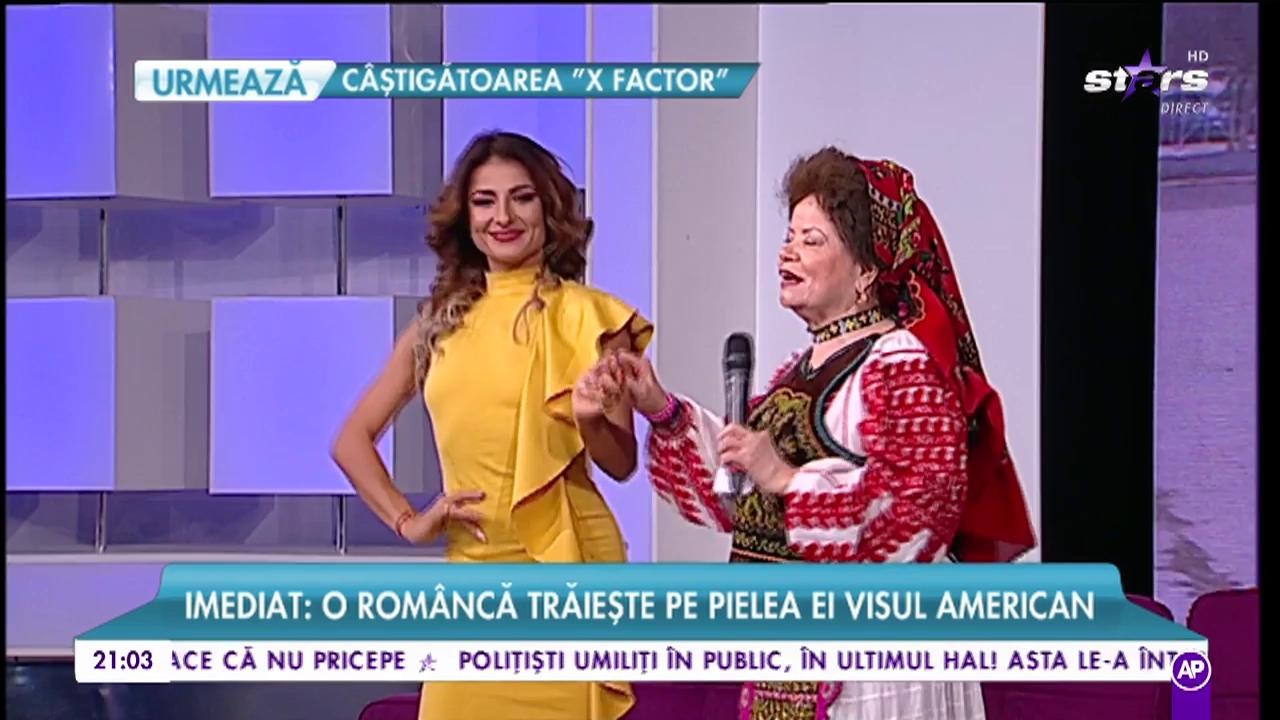 Saveta Bogdan c&acirc;ntă la Rai da buni