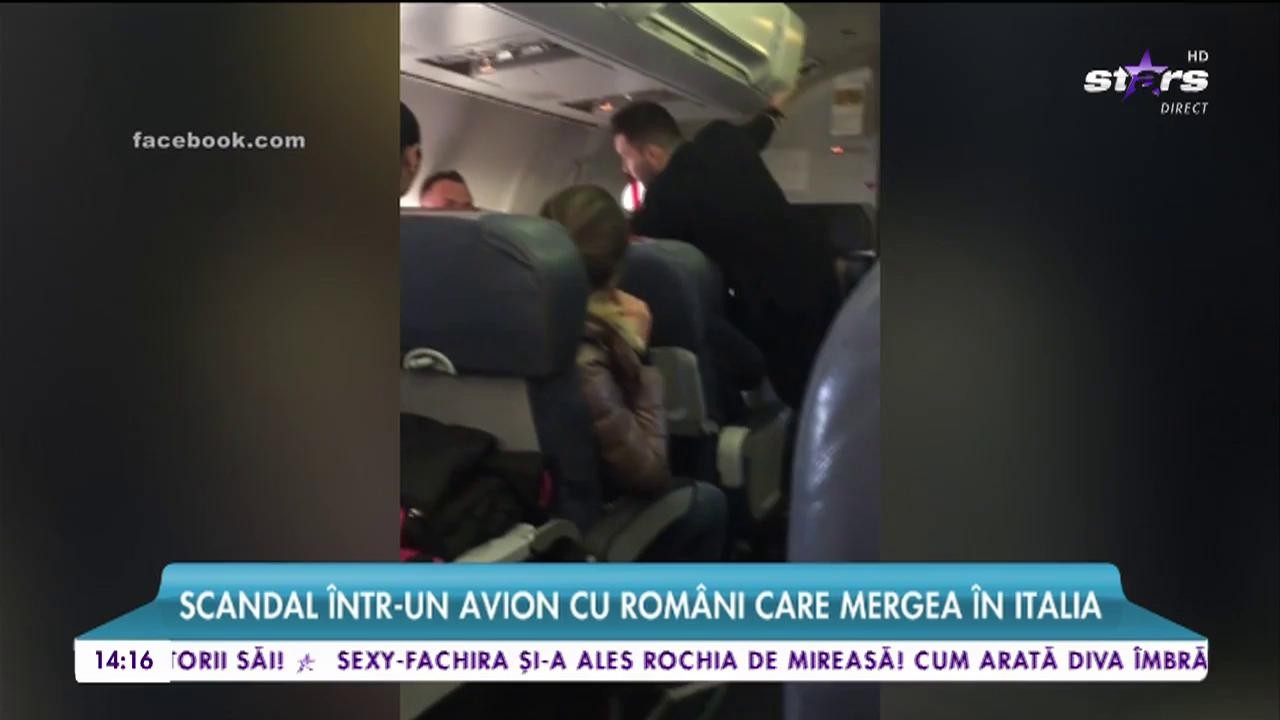 Scandal &icirc;ntr-un avion cu rom&acirc;ni care mergea &icirc;n Italia. Pilotul a anulat decolarea!
