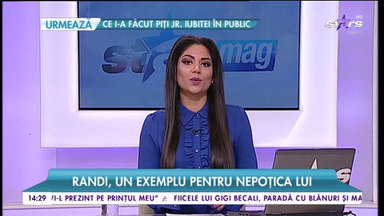 Randi, un exemplu pentru nepoțica lui