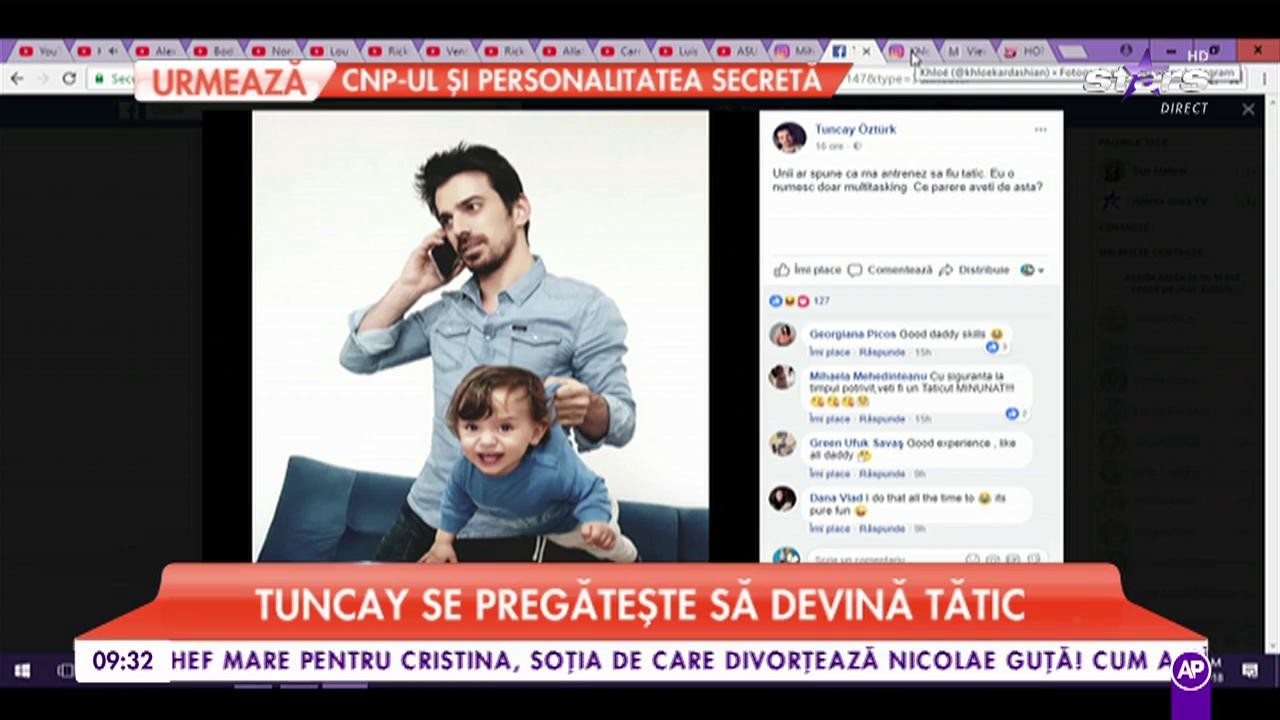 Tuncay se pregătește să devină tătic