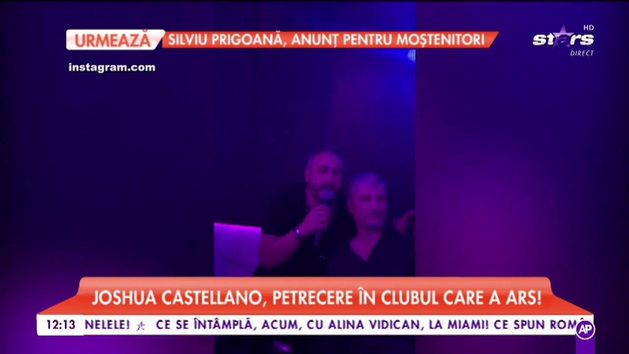 Joshua Castellano, petrecere în clubul care a ars! Laurette a fost și ea prezentă la party