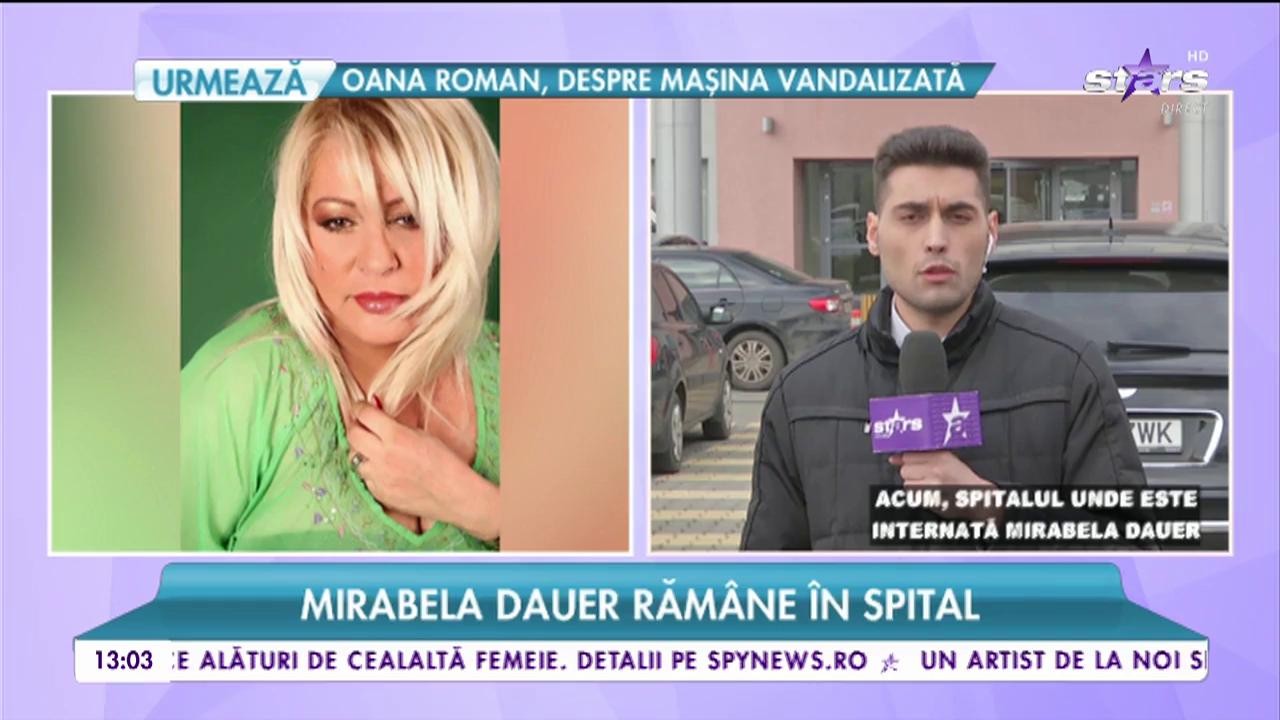 Mirabela Dauer răm&acirc;ne &icirc;n spital. Care este starea de sănătate a c&acirc;ntăreței