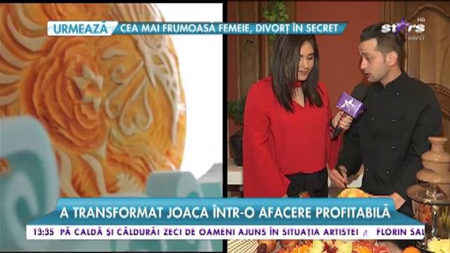 A transformat joaca &icirc;ntr-o afacere profitabilă. Cum a &icirc;nmulțit sculptorul de fructe 500 de lei