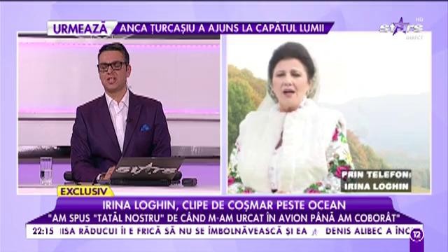 Irina Loghin, clipe de coșmar peste ocean: &bdquo;Cum am ajuns &icirc;n țară m-am dus de urgență la medic&rdquo;