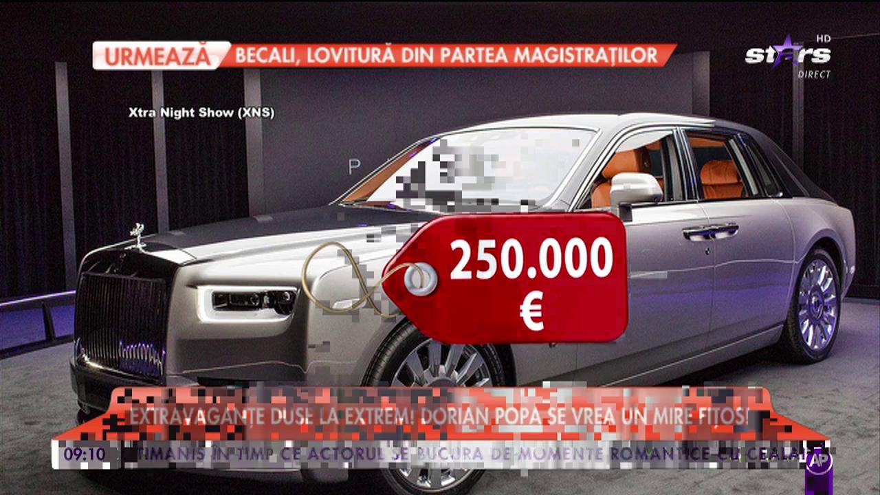 Extravaganțe duse la extrem! Dorian Popa se vrea un mire fițos. Ce aroganțe pregătește pentru ziua nunții