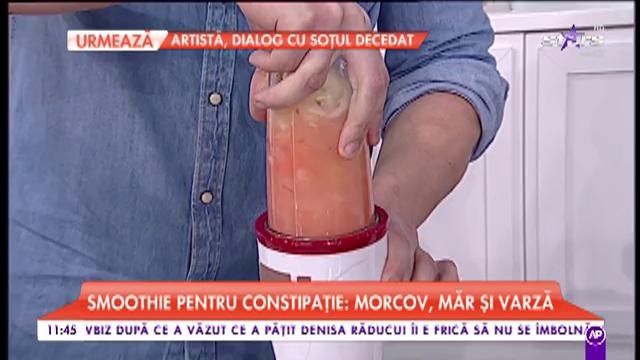 Smoothie pentru dureri de cap: Măr, castravete, salată, ghinbir și țelină