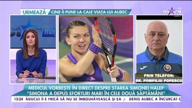 Medicul Pompiliu Popescu vorbește &icirc;n direct. Ce spune despre starea de sănătate a Simonei Halep