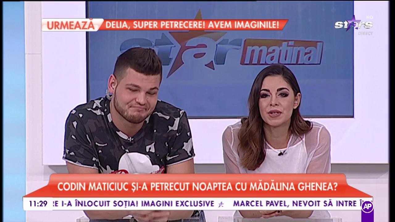 Codin Maticiuc și-a petrecut noaptea cu un model celebru. Anunț șoc: ”M-am culcat cu Mădălina Ghenea!”