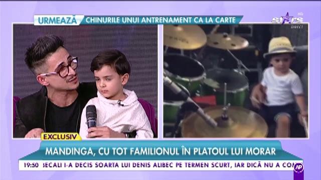 Mandinga, cu tot familionul în platoul lui Morar: „Muzicienii sunt foarte greu de suportat”