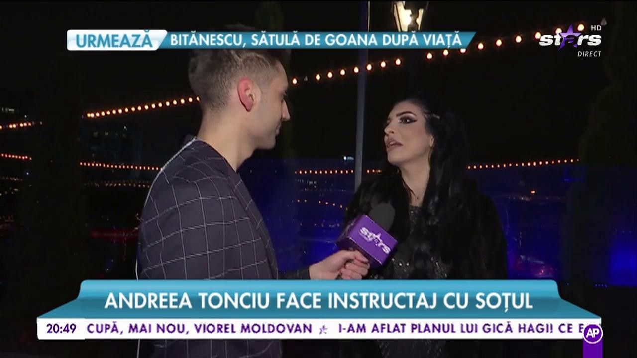 Andreea Tonciu face instructaj cu soţul