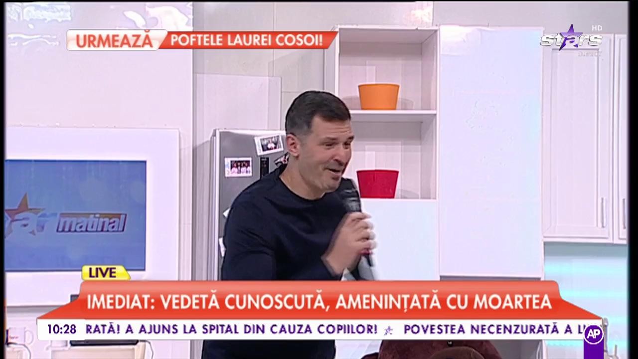 Alin Pascal cântă live în cadrul emisiunii Star Matinal