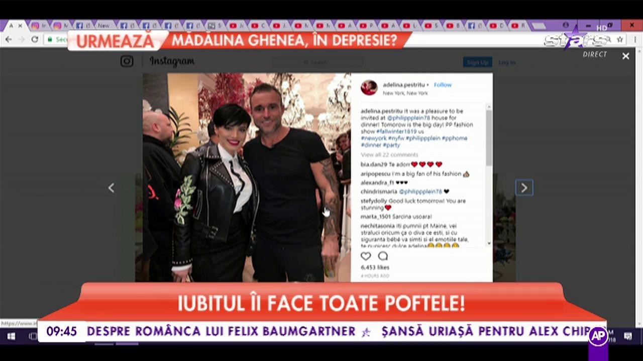 Adelina Pestrițu, pofte de graviduță. Iubitul îi face toate poftele