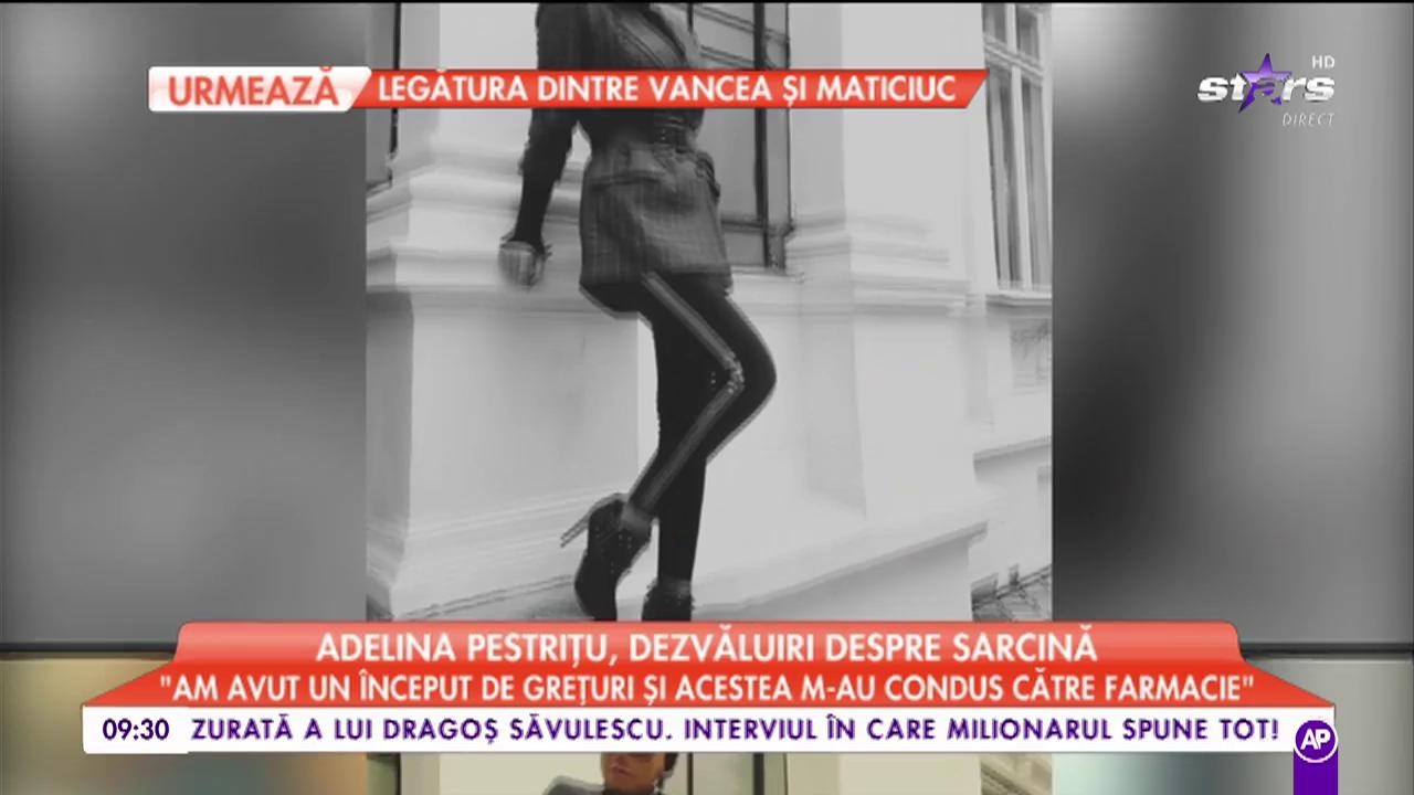 Adelina Pestrițu, dezvăluiri despre sarcină: ”Am avut un început de greșuri și acestea m-au condus către farmacie