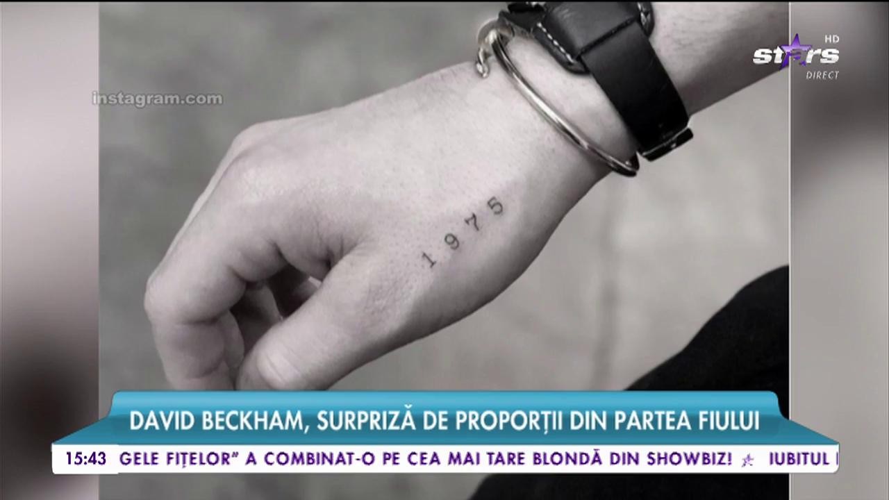 David Beckham, surpriză de proporții din partea fiului
