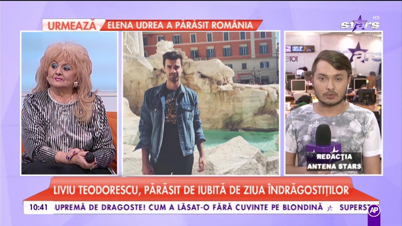 Liviu Teodorescu, părăsit de iubită de ziua îndrăgostiților: ”Eu sunt romantic, dar nu mi-a mers mereu bine”