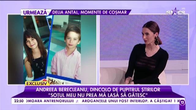 Andreea Berecleanu: "Soțul meu nu prea mă lasă să gătesc"