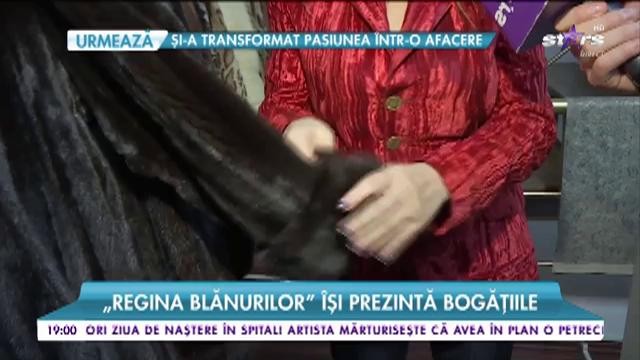 "Regină a blănurilor" &icirc;și prezintă bogățiile