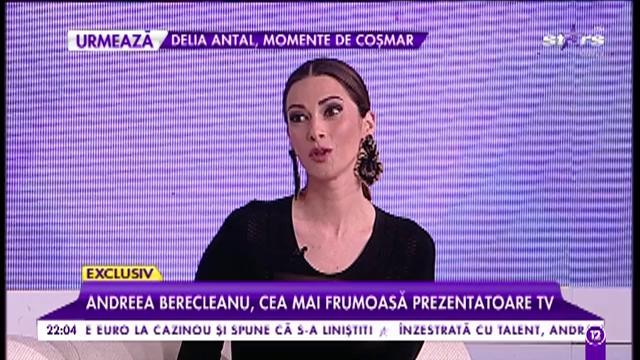 Andreea Berecleanu, cea mai frumoasă prezentatoare de televiziune, un model al ambiției și perseverenței: "&Icirc;ntotdeauna am ales simplitatea"
