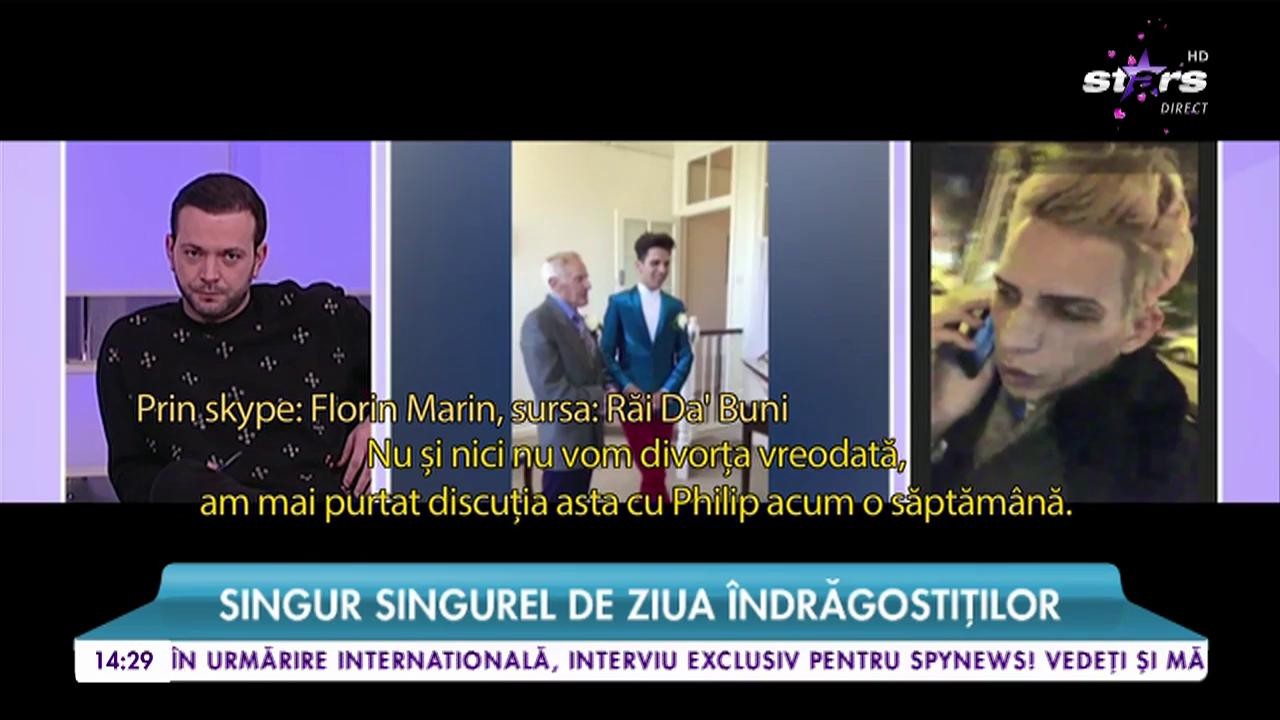 Singur de Ziua &Icirc;ndrăgostiților. Florin Marin, părăsit c&acirc;nd se aștepta mai puțin